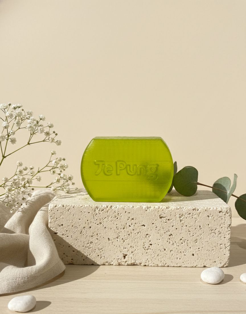 Je Pung Soap oleh brand Tahasi — contoh produk maklon body care Tahasi Natural Indonesia